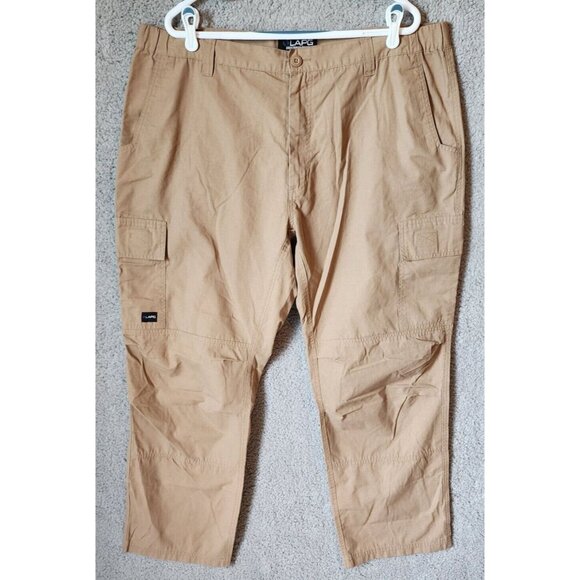 LA Police Gear LAPG Tan Utility Tactical Ripstop Core Cargo Pants Size 42 x 32 - Picture 1 of 16
